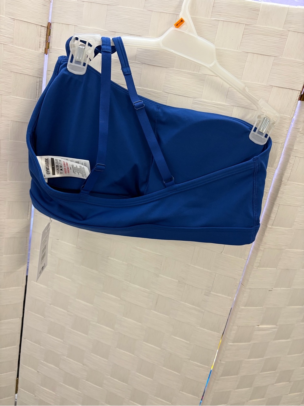 Gymshark Royal Blue One-Shoulder Women's Sports Bra - Picture 5 of 6